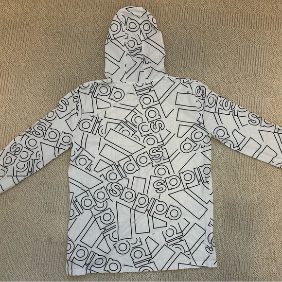 Adidas Kids Sports Logo Graphic Hoodie - Picture 2 of 3
